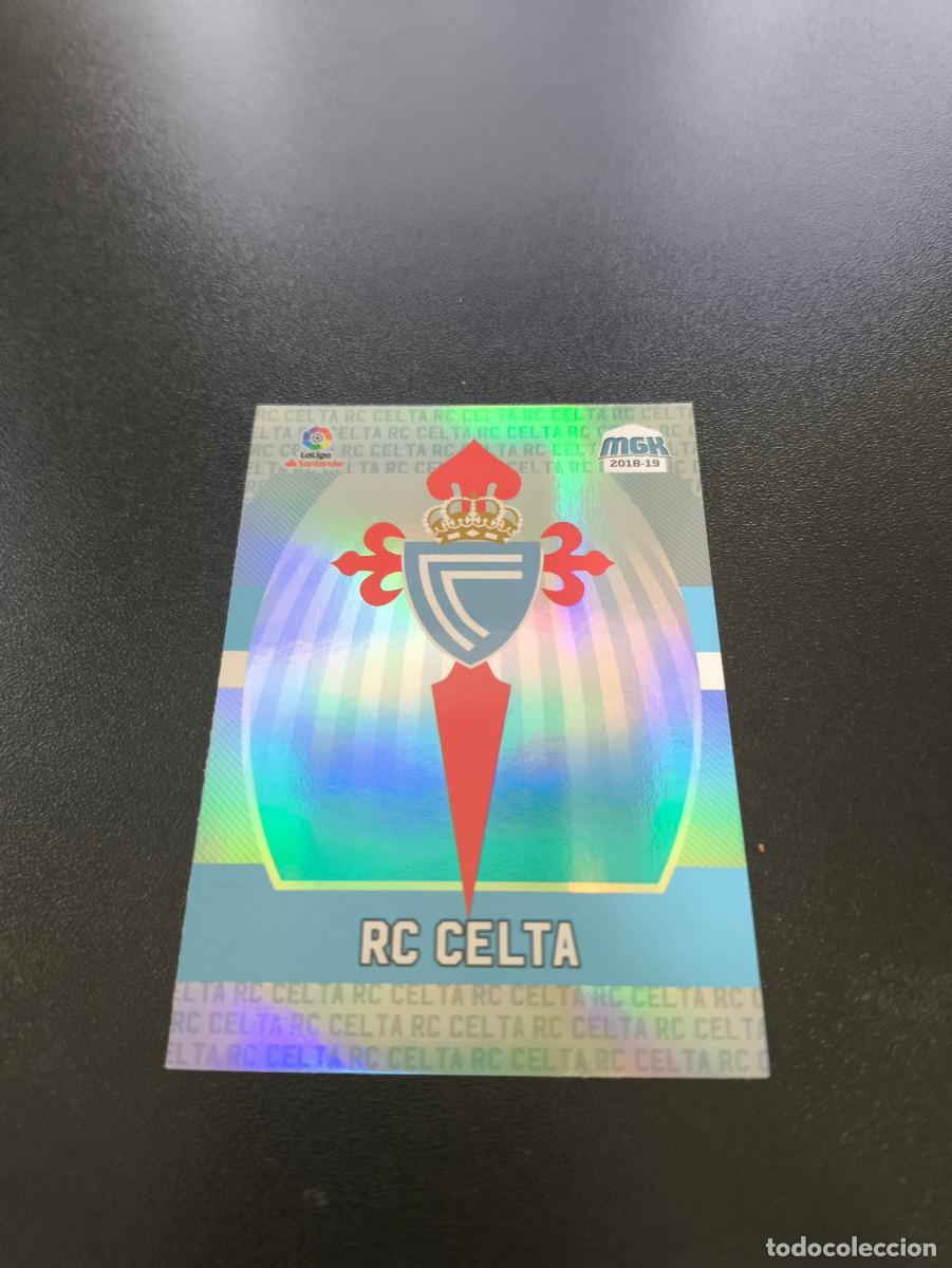 Football Stickers: 136 Escudo CELTA DE VIGO PANINI LIGA MECRACRACKS MGK 2018 2019 18 19 N ESTE ADRENALYN