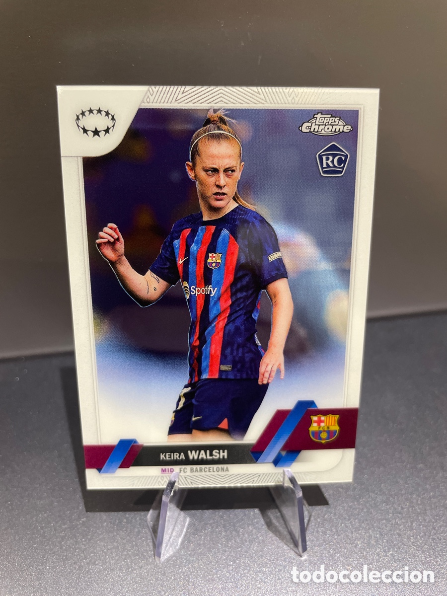Fu&szlig;ball-Sticker: Keira Walsh 74 Topps Chrome 2022-23 FC Barcelona