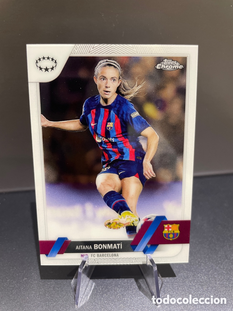 Cartes &agrave; collectionner de Football: Aitana Bonmati 14 Topps Chrome 2022-23 FC Barcelona