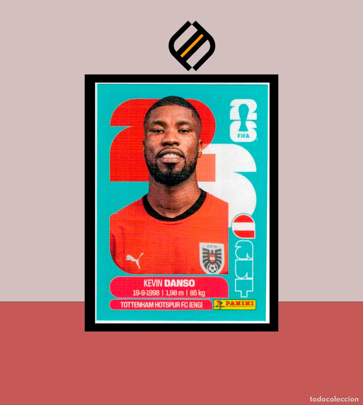 Cartes &agrave; collectionner de Football: PANINI FIFA CLUB WORLD CUP 2026 26 AUT 5 KEVIN DANSO AUSTRIA STICKER MUNDIAL MEX CAN USA