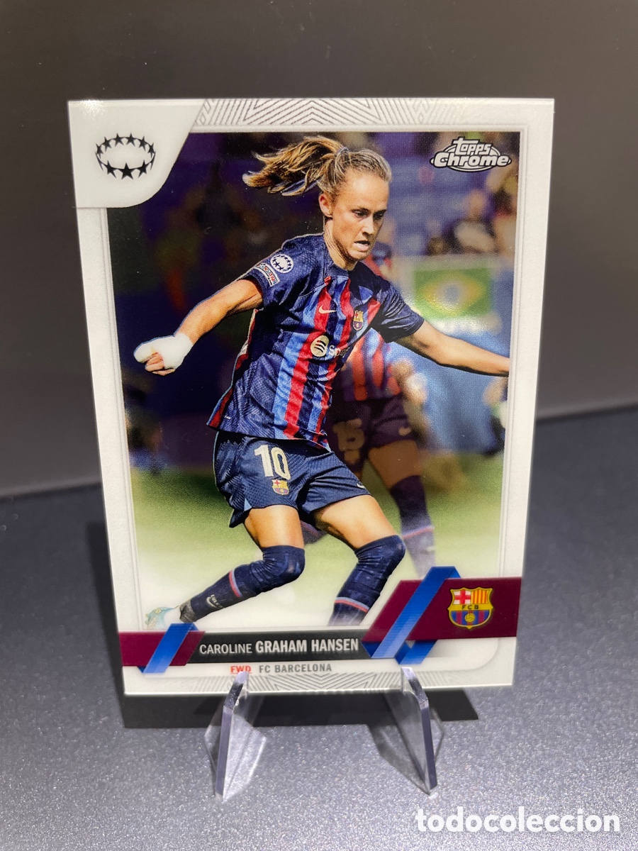 Fu&szlig;ball-Sticker: Graham Hansen 87 Topps Chrome 2022-23 FC Barcelona