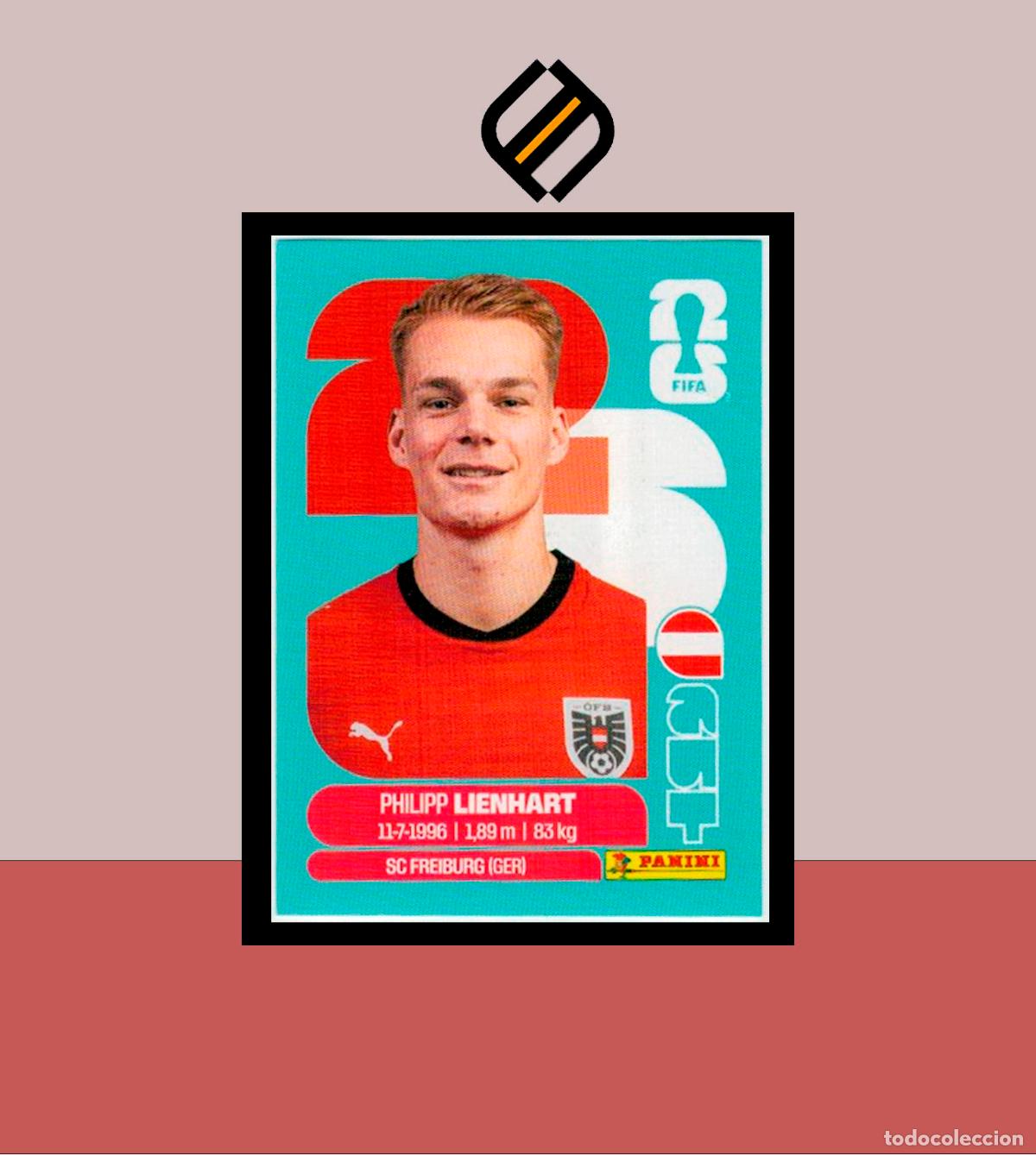 Cromos de Futebol: PANINI FIFA CLUB WORLD CUP 2026 26 AUT 6 PHILIPP LIENHART AUSTRIA STICKER MUNDIAL MEX CAN USA