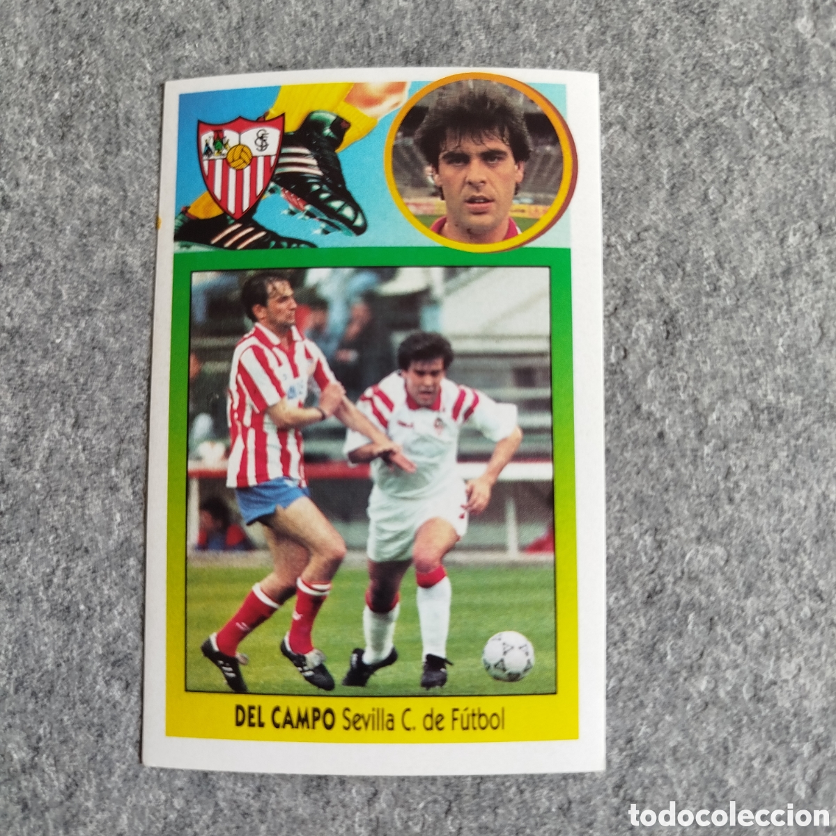 Cromos de Futebol: ADHESIVO DEL CAMPO SEVILLA LIGA 93 94 1993 1994 ESTE SIN PEGAR NUNCA PEGADO CROMO