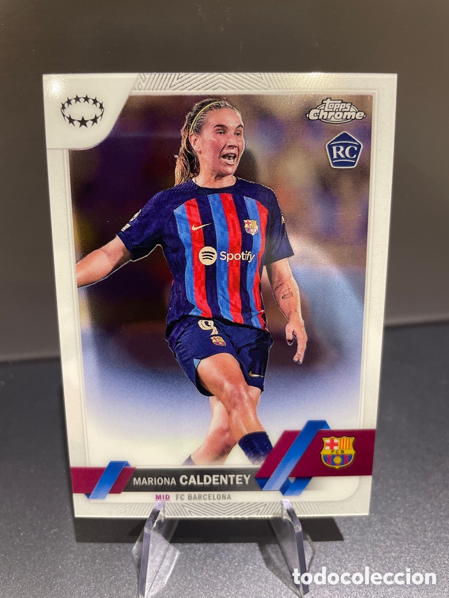 Fu&szlig;ball-Sticker: Mariona Caldentey 52 Topps Chrome 2022-23 FC Barcelona