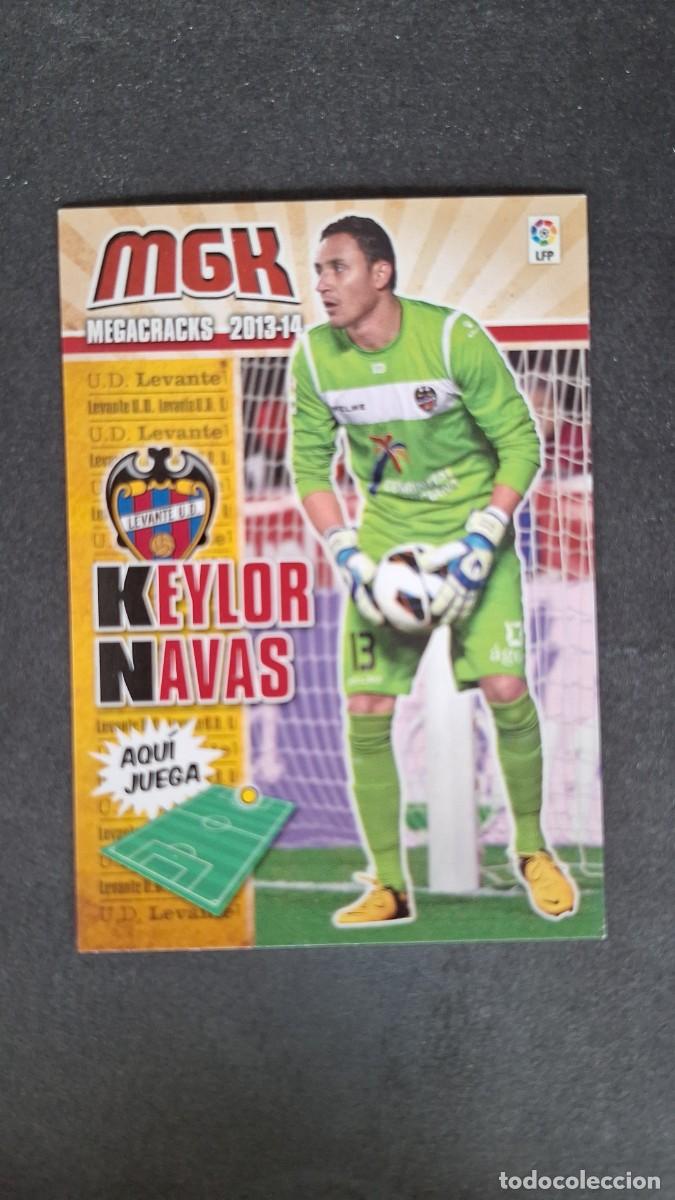 Cromos de f&uacute;tbol: L1 KEYLOR NAVAS LEVANTE U. D. 182 PANINI MEGACRACKS 2013 2014 13 14