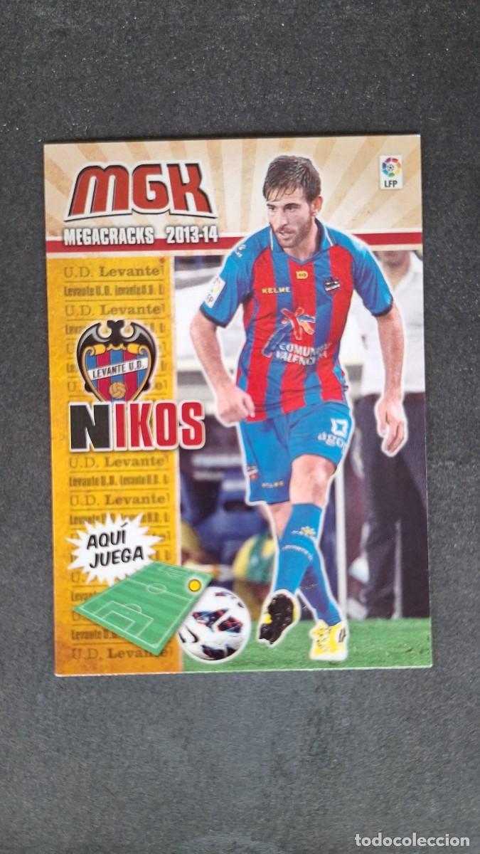 Cromos de f&uacute;tbol: L1 NIKOS LEVANTE U. D. 186 PANINI MEGACRACKS 2013 2014 13 14