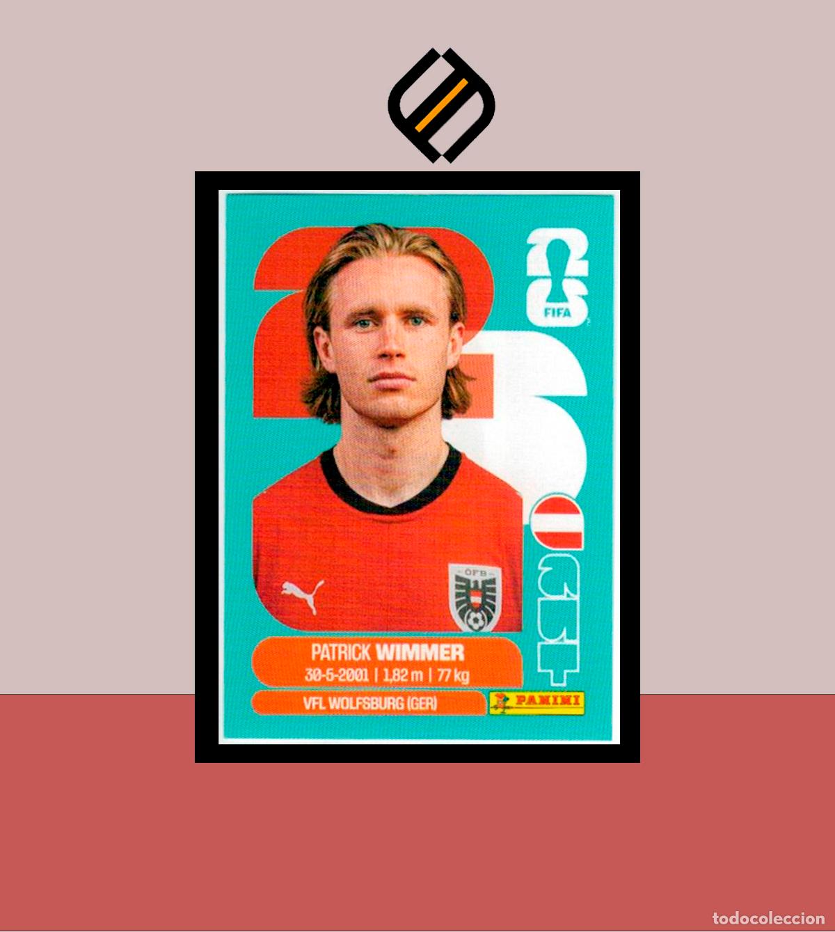 Cromos de f&uacute;tbol: PANINI FIFA CLUB WORLD CUP 2026 26 AUT 17 PATRICK WIMMER AUSTRIA STICKER MUNDIAL MEX CAN USA