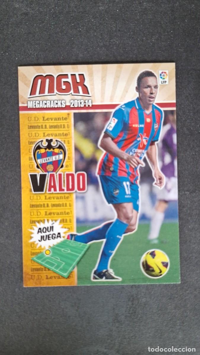 Cromos de f&uacute;tbol: L1 VALDO LEVANTE U. D. 195 PANINI MEGACRACKS 2013 2014 13 14