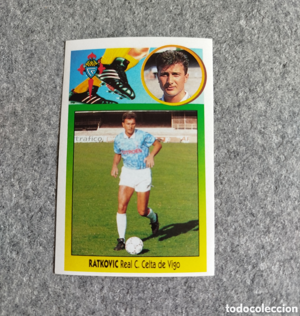 Cromos de f&uacute;tbol: ADHESIVO RATKOVIC CELTA DE VIGO LIGA 93 94 1993 1994 ESTE SIN PEGAR NUNCA PEGADO CROMO
