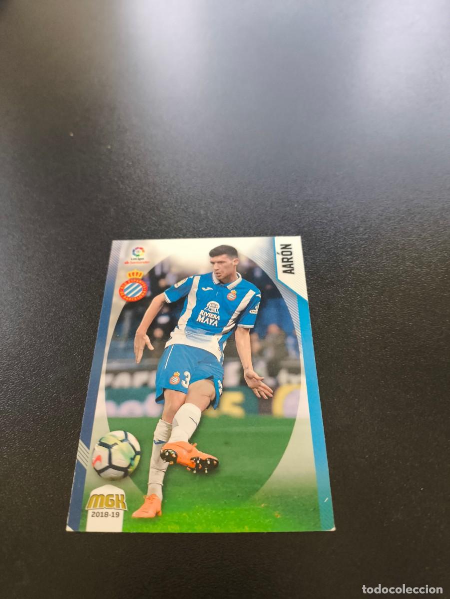 Cromos de f&uacute;tbol: 198 Aar&oacute;n ESPANYOL PANINI LIGA MECRACRACKS MGK 2018 2019 18 19 NO ESTE ADRENALYN