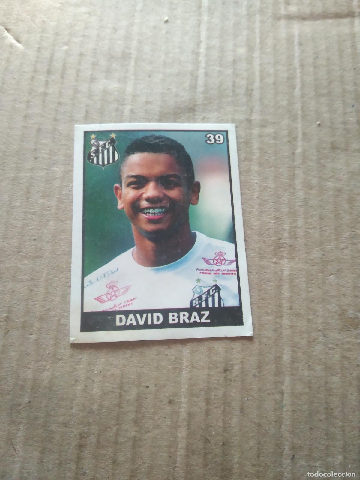 Cromos de f&uacute;tbol: 39 DAVID BRAZ SANTOS CROMO FUTBOL LIGA BRASIL BRASILEIRAO