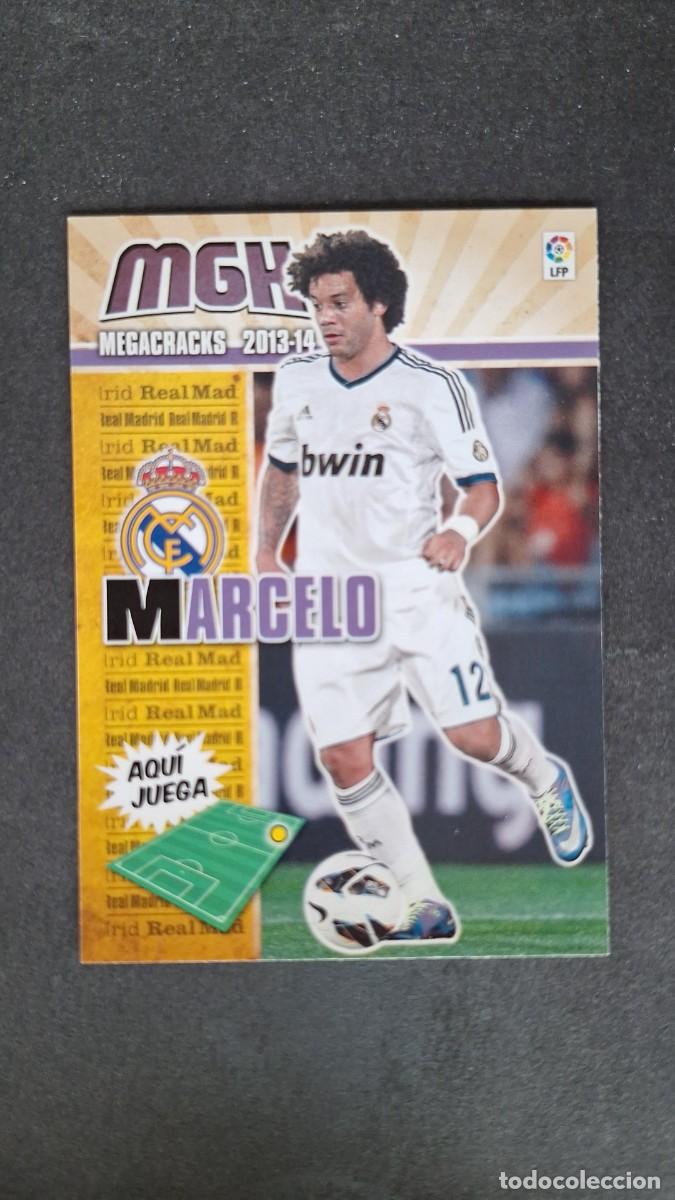 Cromos de f&uacute;tbol: L1 MARCELO REAL MADRID 206 PANINI MEGACRACKS 2013 2014 13 14