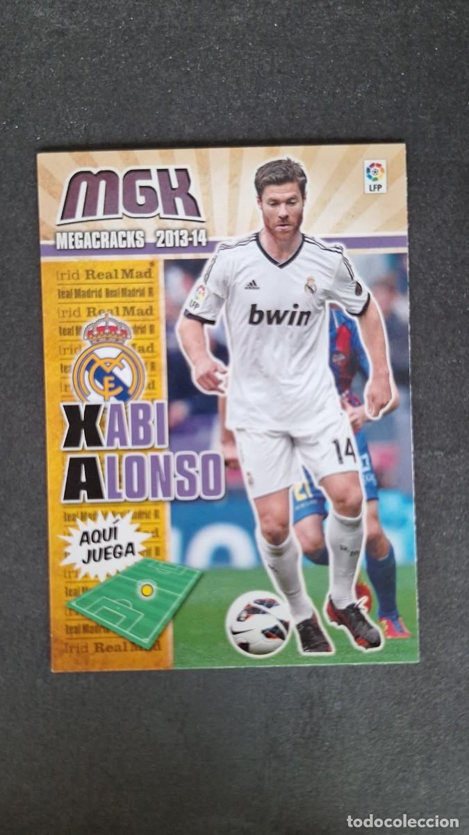Cromos de f&uacute;tbol: L1 XABI ALONSO REAL MADRID 208 PANINI MEGACRACKS 2013 2014 13 14