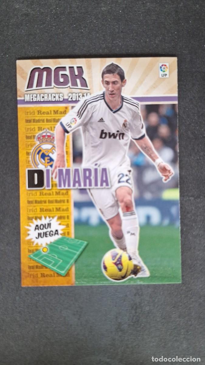 Cromos de f&uacute;tbol: L1 DI MARIA REAL MADRID 212 PANINI MEGACRACKS 2013 2014 13 14