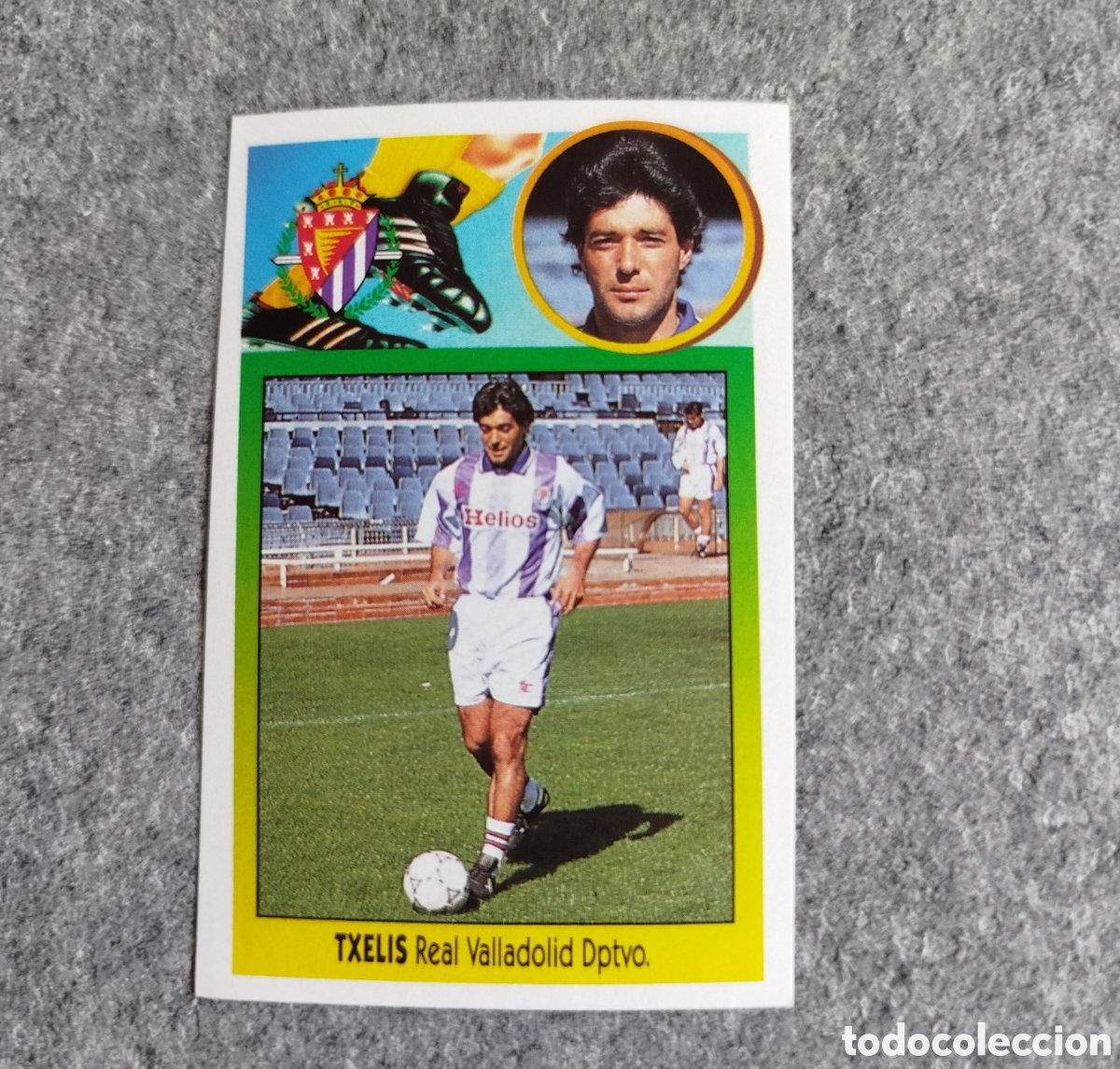 Cromos de Futebol: ADHESIVO TXELIA VALLADOLID LIGA 93 94 1993 1994 ESTE SIN PEGAR NUNCA PEGADO CROMO