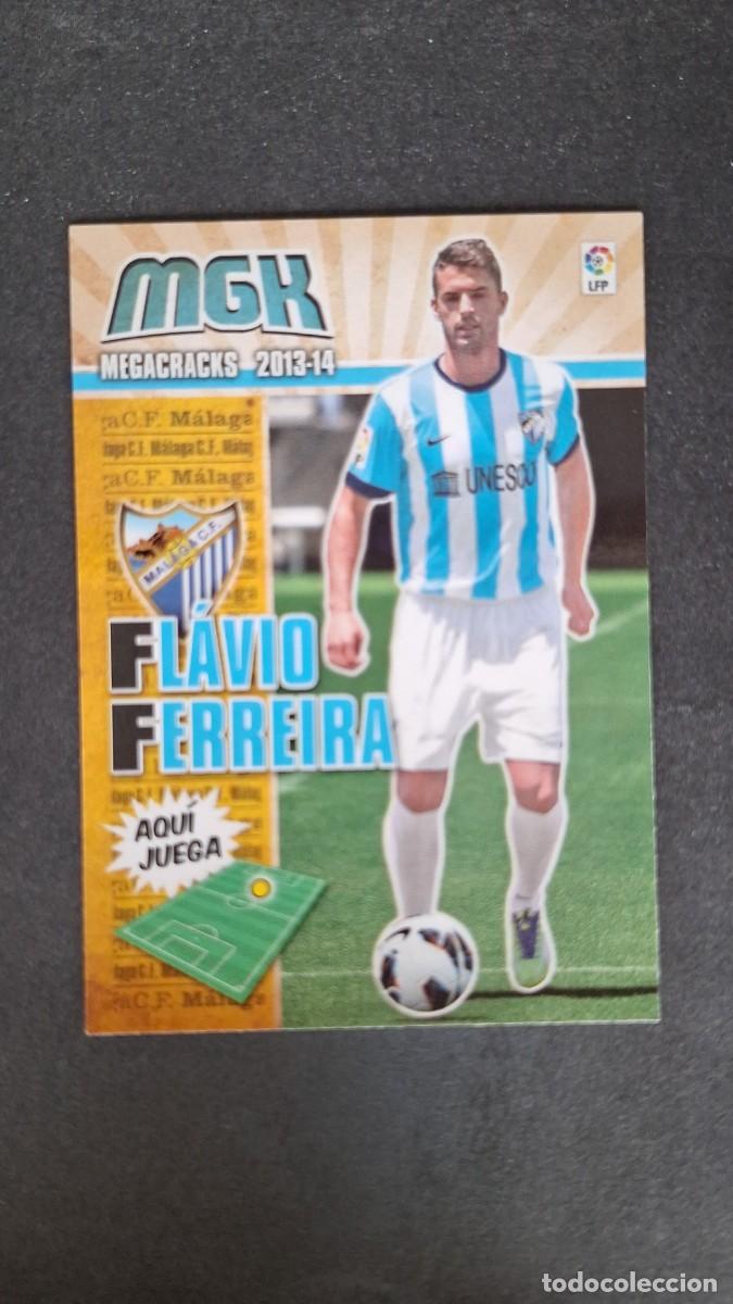 Cromos de Futebol: L1 FLAVIO FERREIRA MALAGA C. F. 221 PANINI MEGACRACKS 2013 2014 13 14