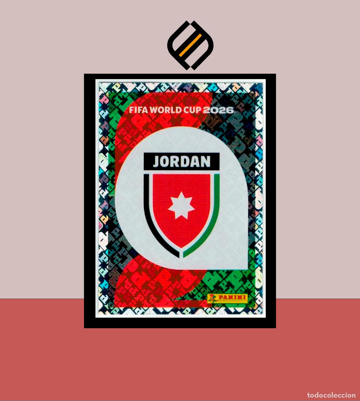 Fu&szlig;ball-Sticker: PANINI FIFA CLUB WORLD CUP 2026 26 JOR 1 ESCUDO JORDANIA STICKER MUNDIAL MEX CAN USA