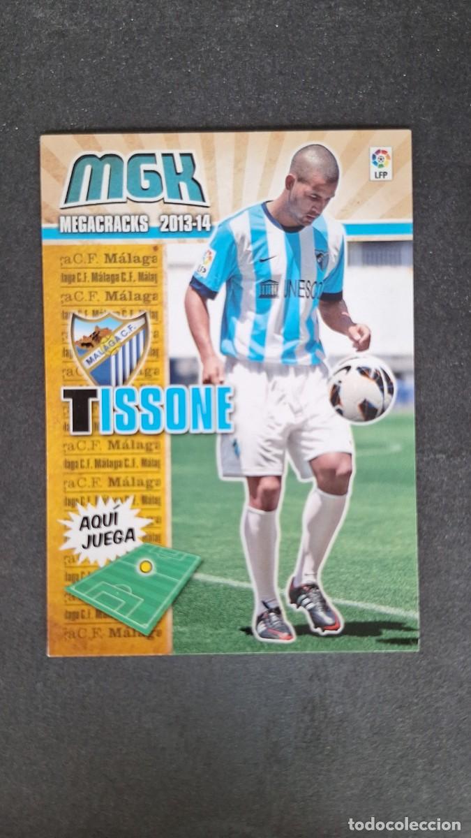 Cromos de f&uacute;tbol: L1 TISSONE MALAGA C. F. 226 PANINI MEGACRACKS 2013 2014 13 14