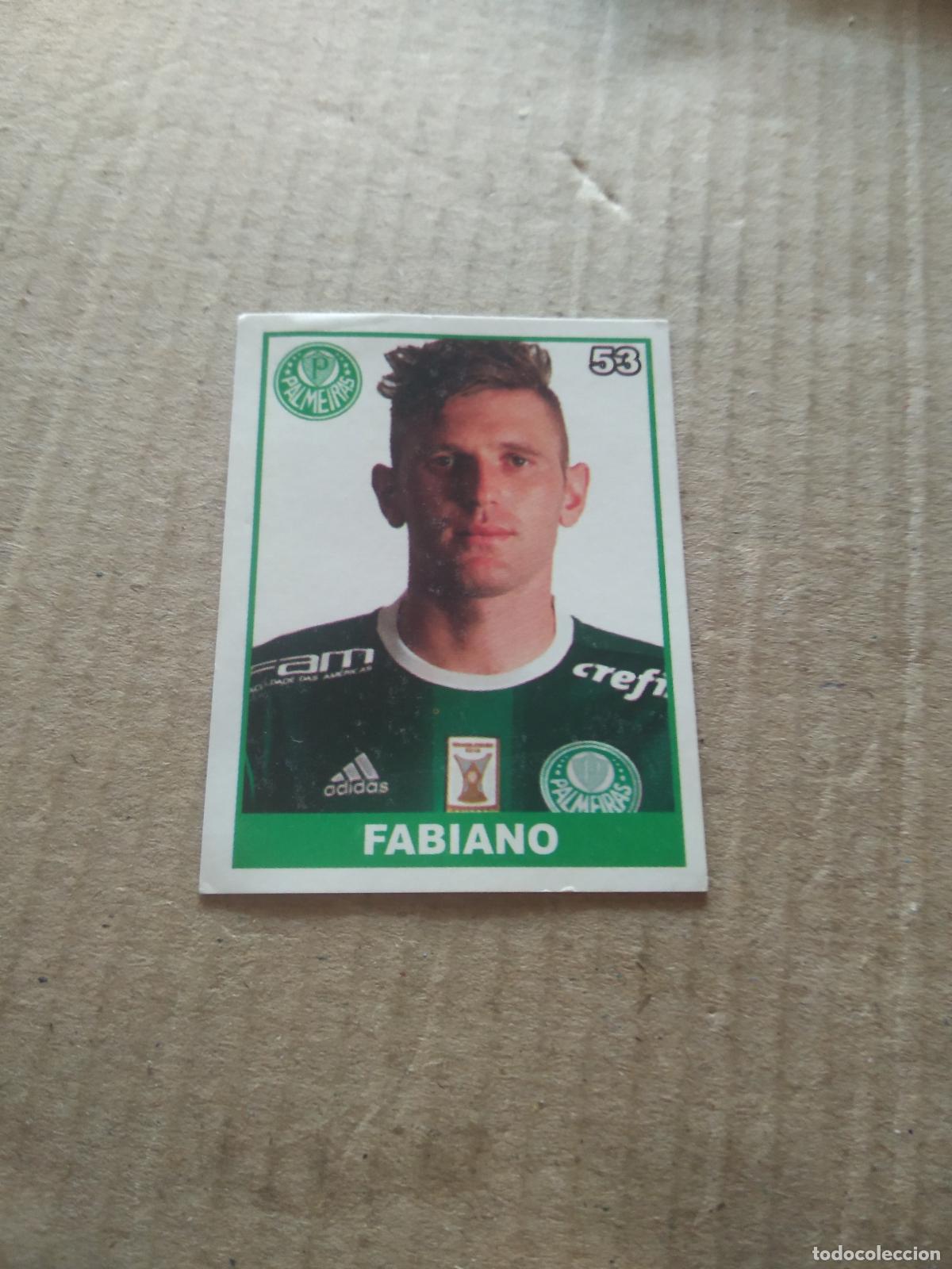 Cromos de f&uacute;tbol: 53 FABIANO PALMEIRAS CROMO FUTBOL LIGA BRASIL BRASILEIRAO