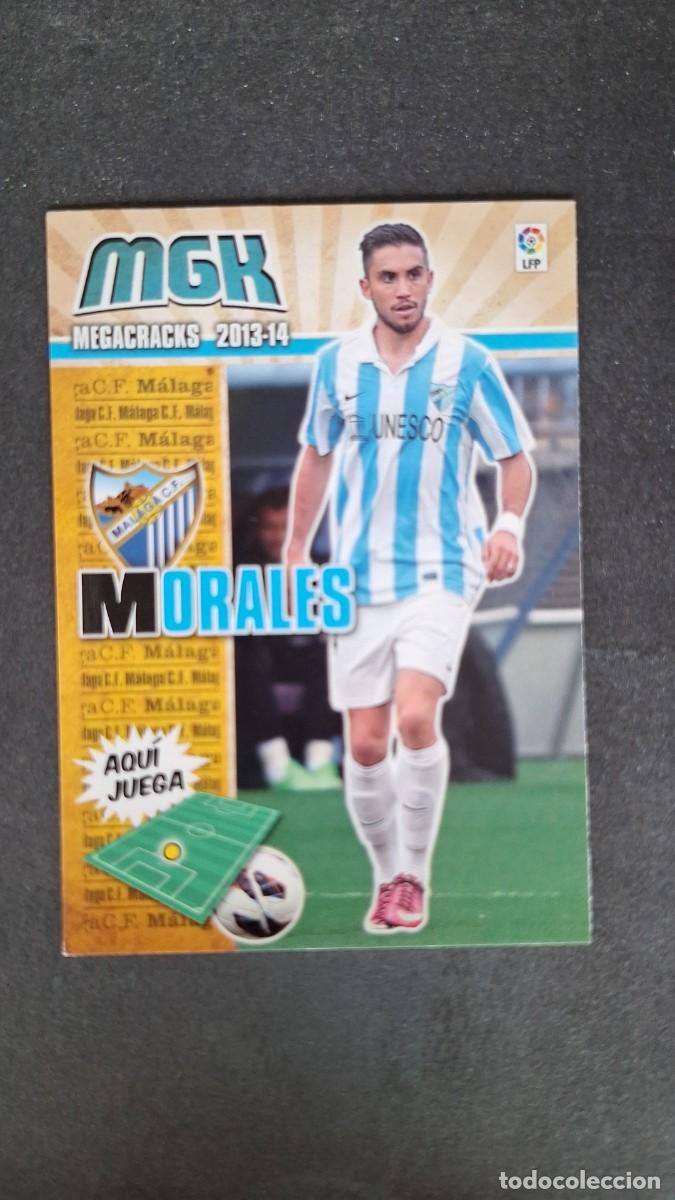 Football Stickers: L1 MORALES MALAGA C. F. 230 PANINI MEGACRACKS 2013 2014 13 14