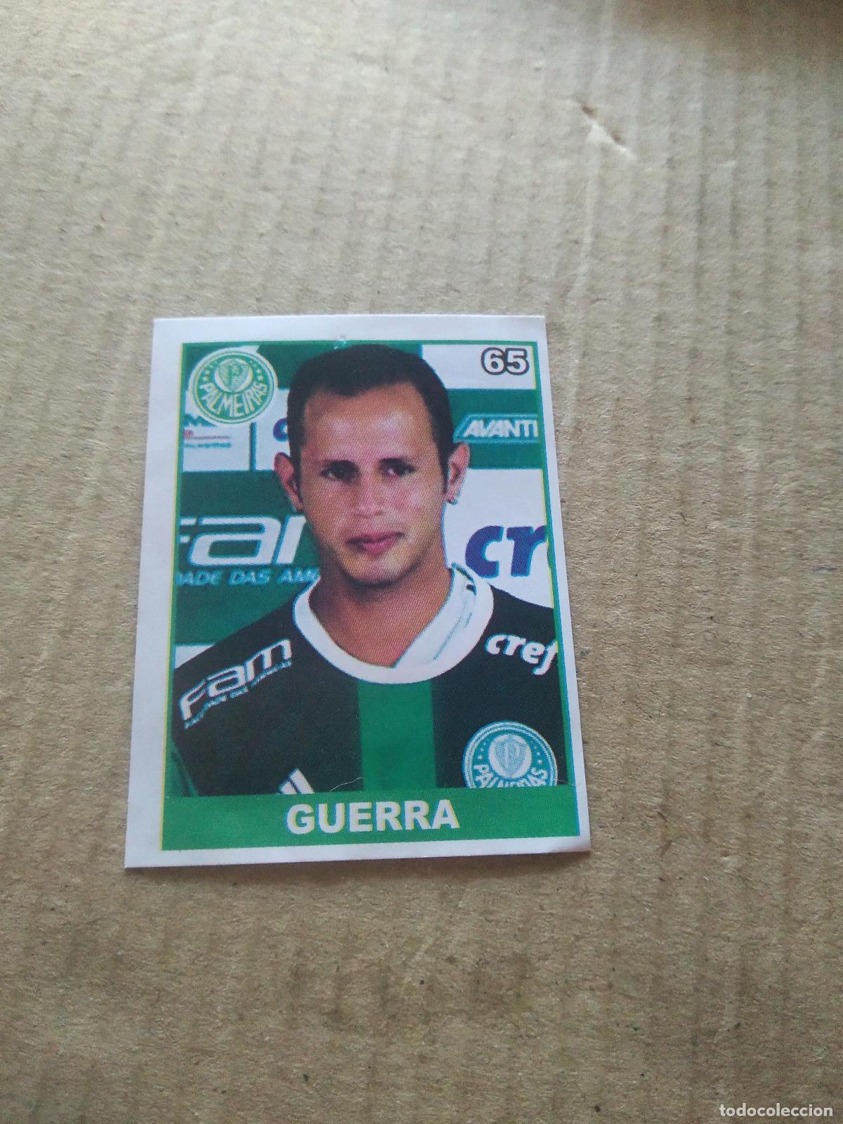 Cromos de f&uacute;tbol: 65 GUERRA PALMEIRAS CROMO FUTBOL LIGA BRASIL BRASILEIRAO