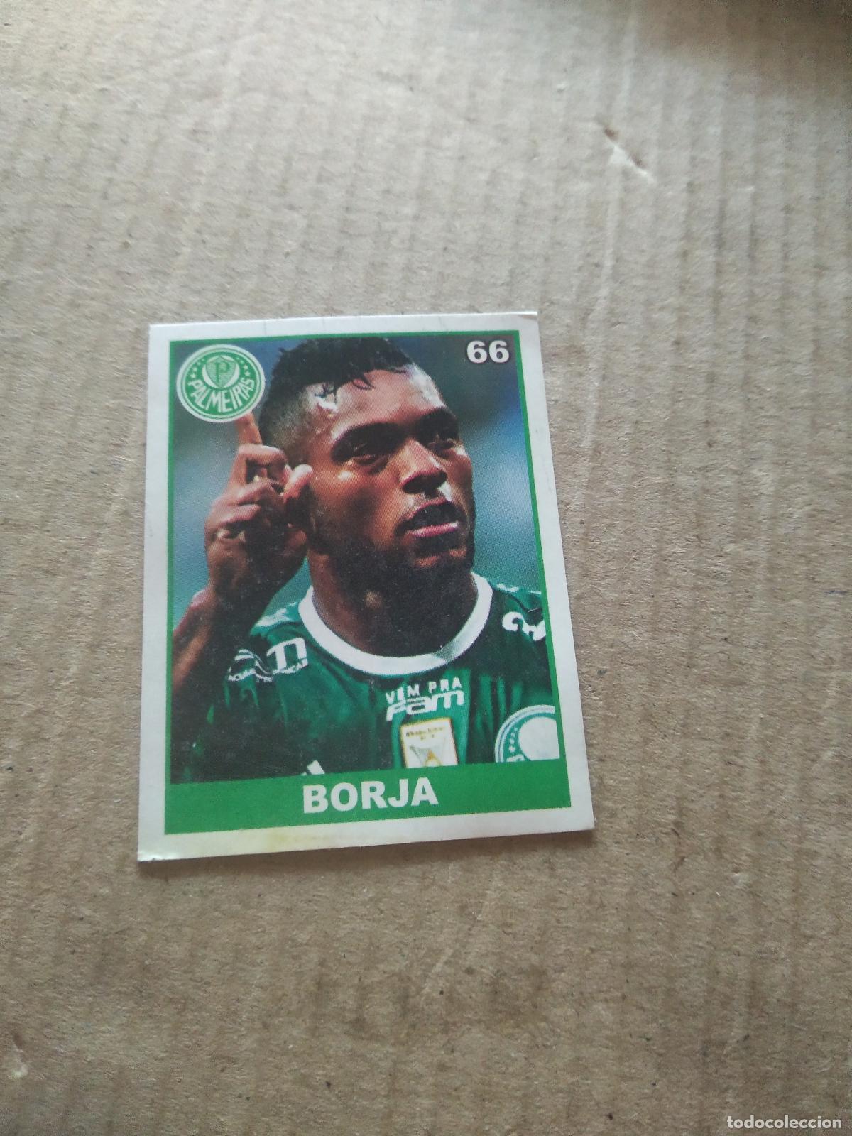 Cromos de f&uacute;tbol: 66 BORJA PALMEIRAS CROMO FUTBOL LIGA BRASIL BRASILEIRAO