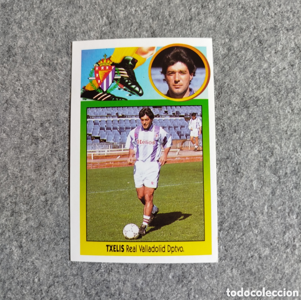 Cromos de f&uacute;tbol: ADHESIVO TXELIS VALLADOLID LIGA 93 94 1993 1994 ESTE SIN PEGAR NUNCA PEGADO CROMO