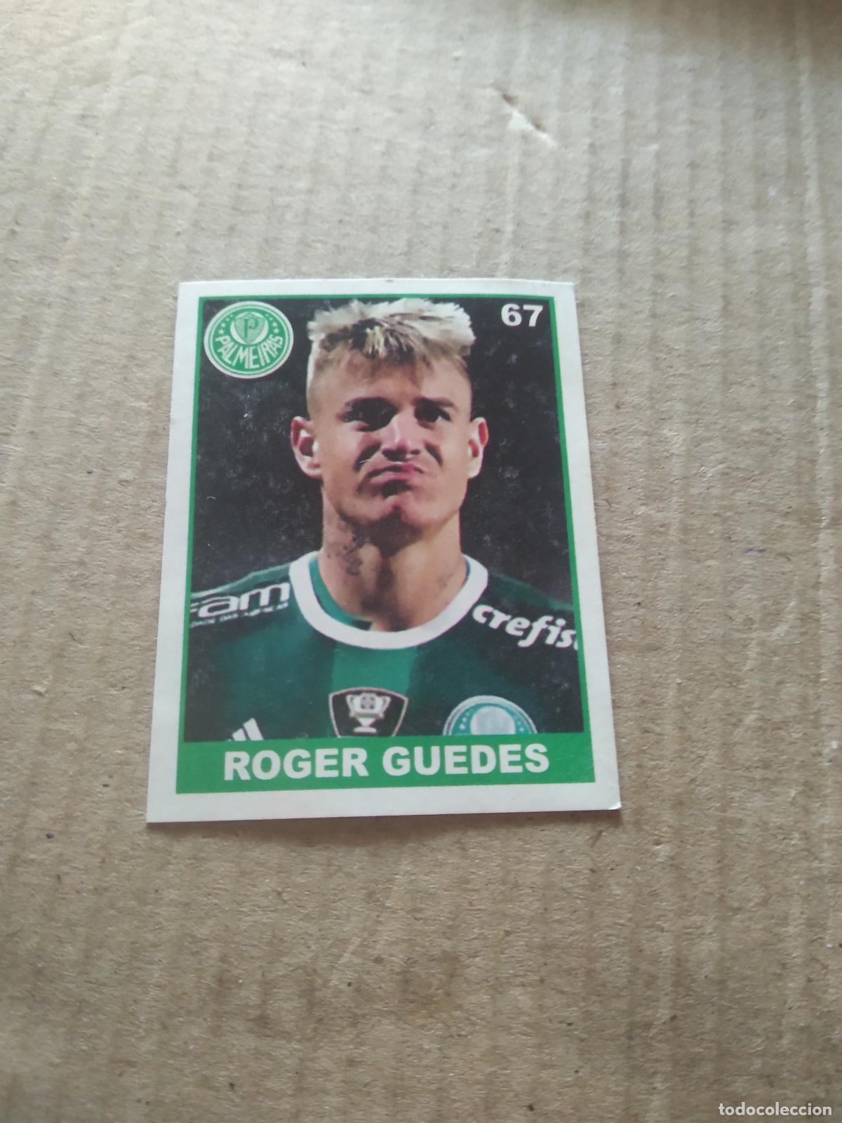 Cromos de f&uacute;tbol: 67 ROGER GUEDES PALMEIRAS CROMO FUTBOL LIGA BRASIL BRASILEIRAO