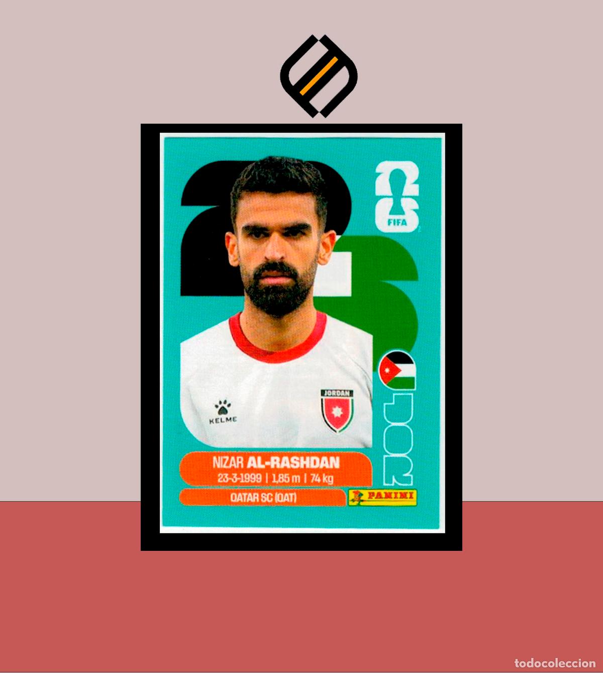 Cromos de f&uacute;tbol: PANINI FIFA CLUB WORLD CUP 2026 26 JOR 10 NIZAR AL-RASHDAN JORDANIA STICKER MUNDIAL MEX CAN USA