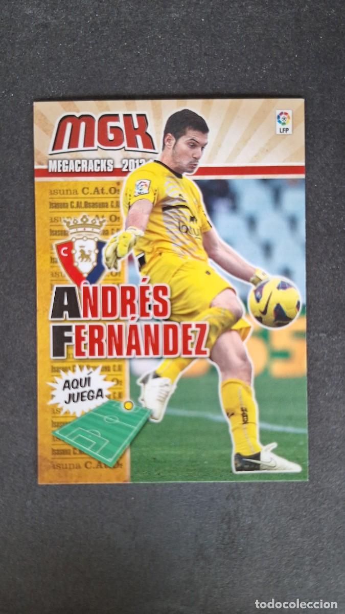 Cromos de f&uacute;tbol: L1 ANDRES FERNANDEZ C. A. OSASUNA 236 PANINI MEGACRACKS 2013 2014 13 14