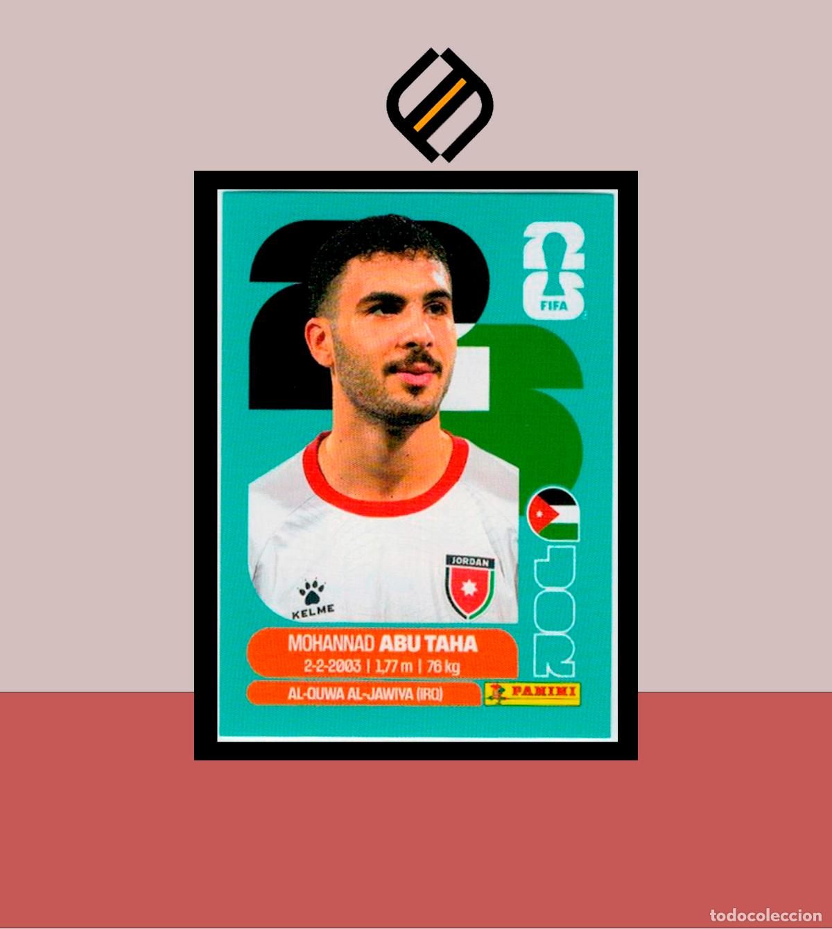 Cromos de f&uacute;tbol: PANINI FIFA CLUB WORLD CUP 2026 26 JOR 12 MOHANNAD ABU TAHA JORDANIA STICKER MUNDIAL MEX CAN USA