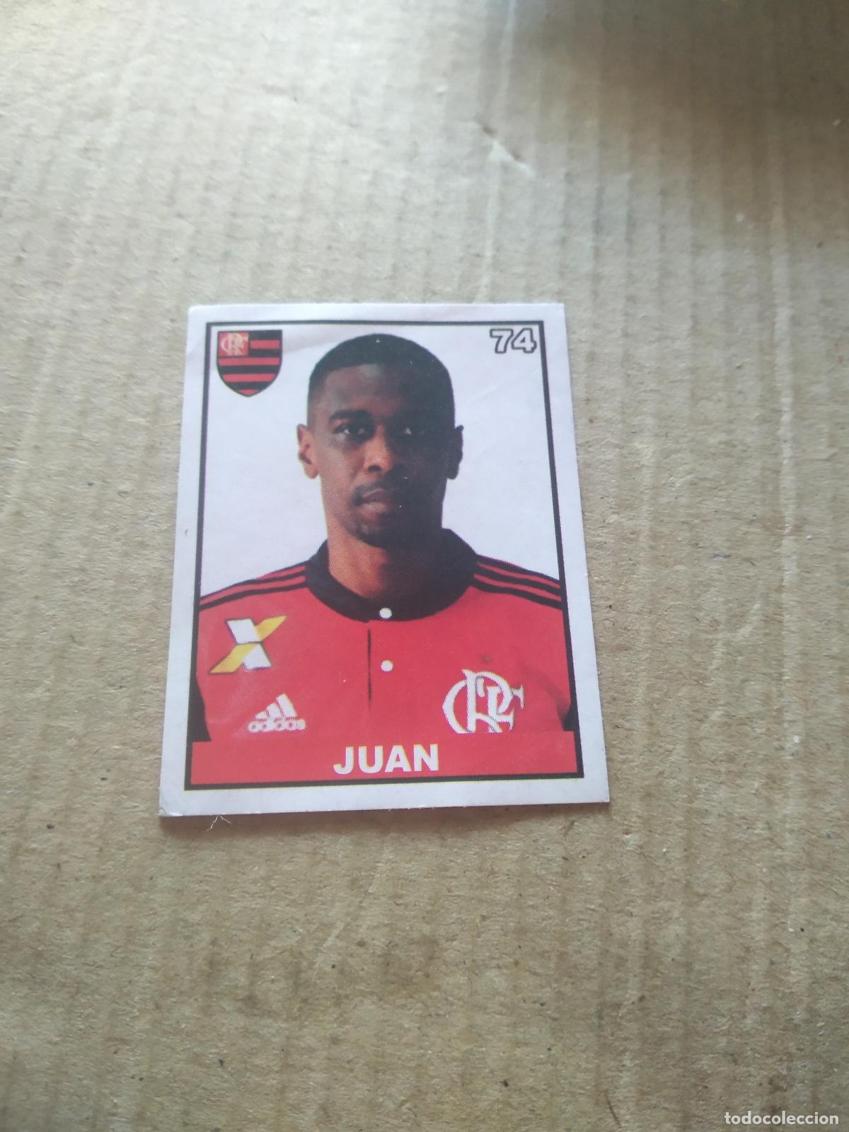 Cromos de f&uacute;tbol: 74 JUAN FLAMENGO CROMO FUTBOL LIGA BRASIL BRASILEIRAO