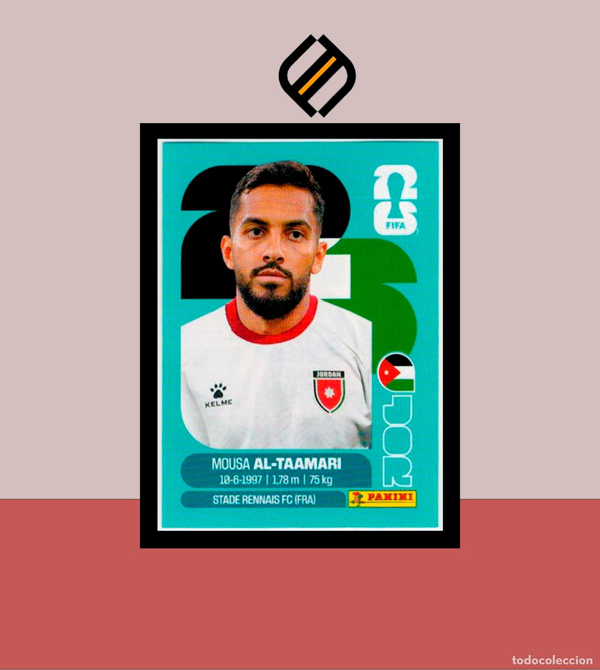 Cromos de f&uacute;tbol: PANINI FIFA CLUB WORLD CUP 2026 26 JOR 15 MOUSA AL-TAAMARI JORDANIA STICKER MUNDIAL MEX CAN USA