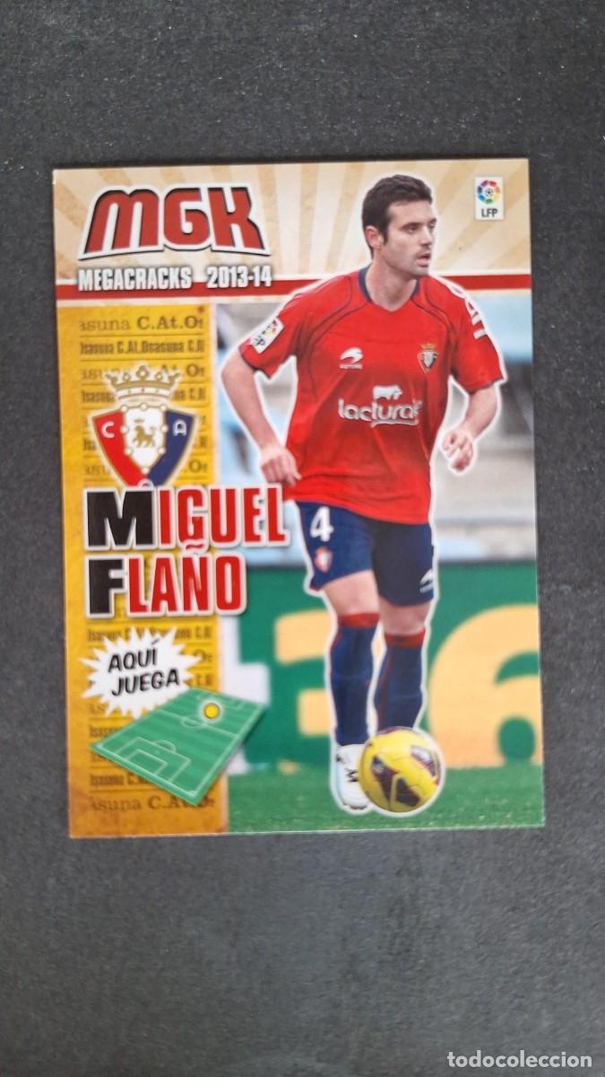 Cromos de f&uacute;tbol: L1 MIGUEL FLA&Ntilde;O C. A. OSASUNA 240 PANINI MEGACRACKS 2013 2014 13 14