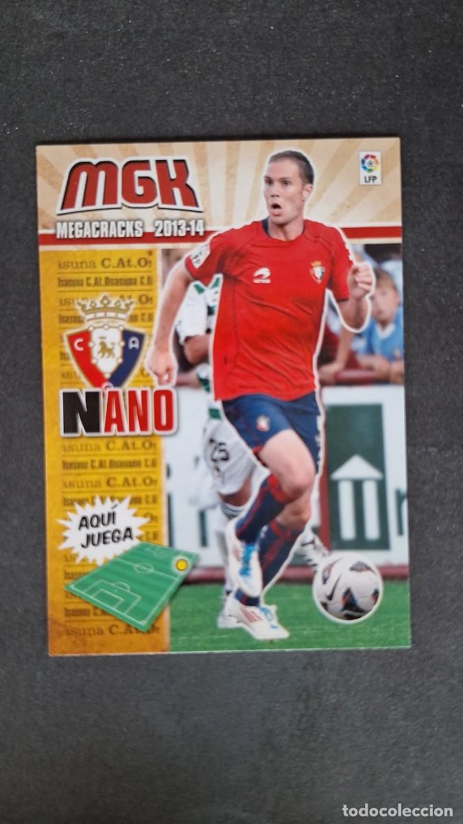 Cromos de f&uacute;tbol: L1 NANO C. A. OSASUNA 242 PANINI MEGACRACKS 2013 2014 13 14