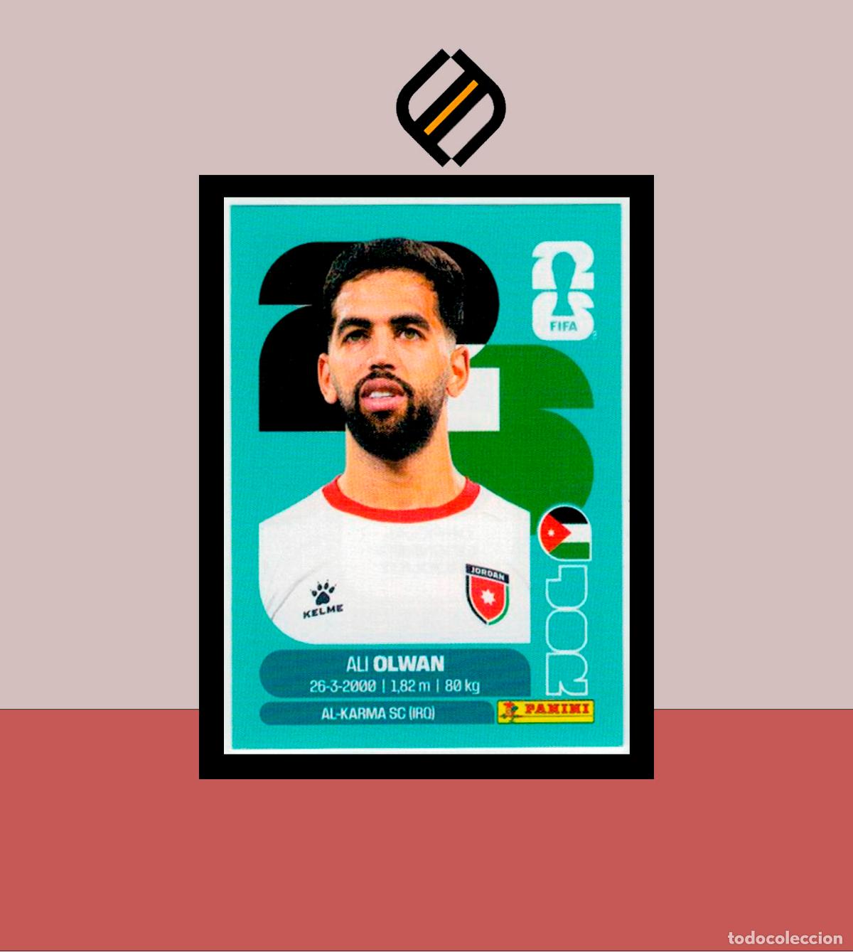 Cromos de f&uacute;tbol: PANINI FIFA CLUB WORLD CUP 2026 26 JOR 18 ALI OLWAN JORDANIA STICKER MUNDIAL MEX CAN USA