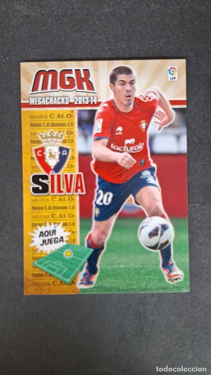 Cromos de f&uacute;tbol: L1 SILVA C. A. OSASUNA 247 PANINI MEGACRACKS 2013 2014 13 14