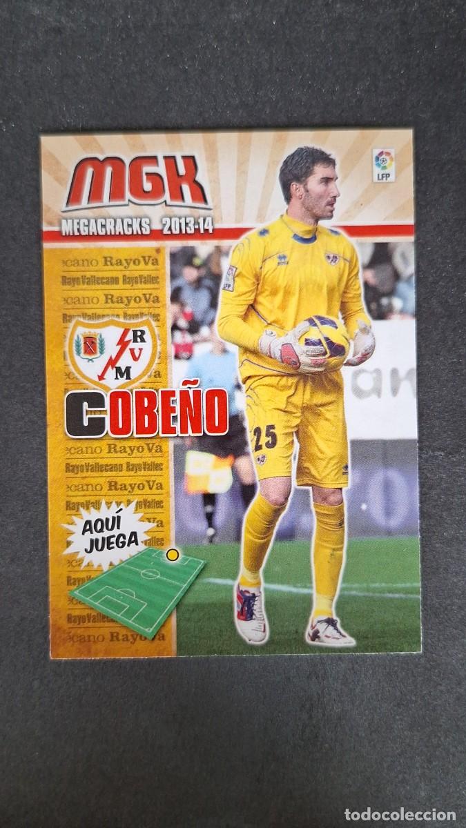 Cromos de f&uacute;tbol: L1 COBE&Ntilde;O RAYO VALLECANO 254 PANINI MEGACRACKS 2013 2014 13 14