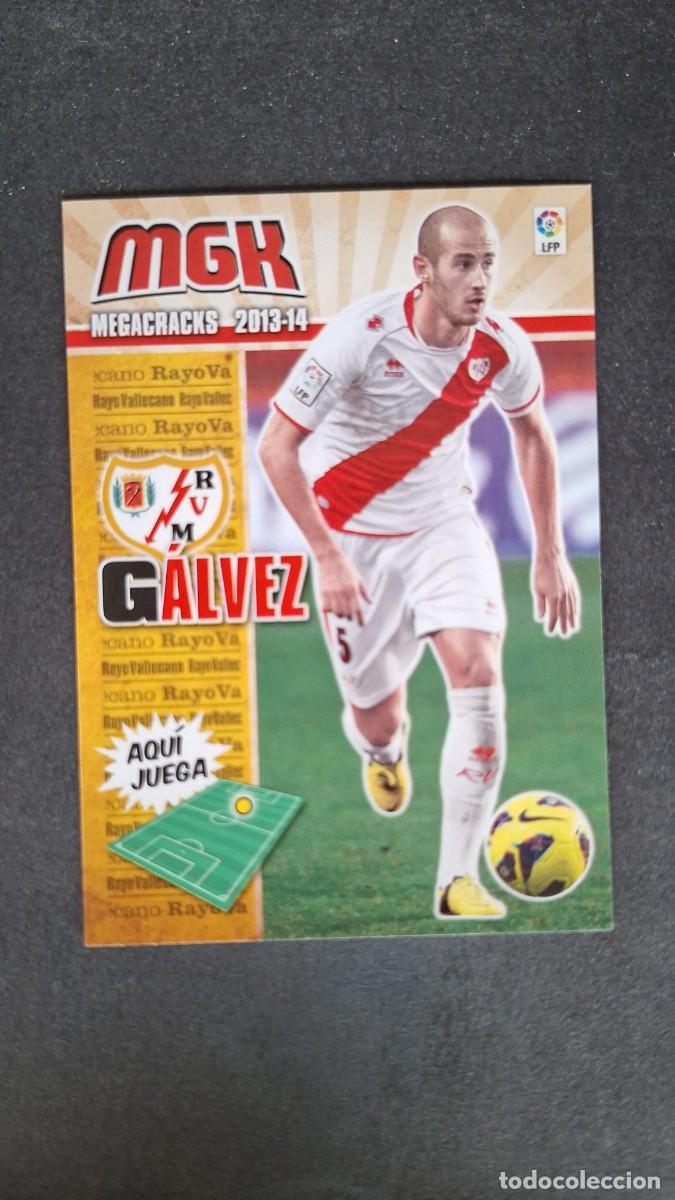 Cromos de f&uacute;tbol: L1 GALVEZ RAYO VALLECANO 258 PANINI MEGACRACKS 2013 2014 13 14