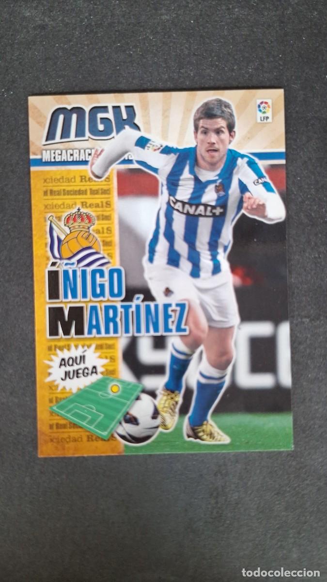 Cromos de f&uacute;tbol: L1 I&Ntilde;IGO MARTINEZ REAL SOCIEDAD 276 PANINI MEGACRACKS 2013 2014 13 14