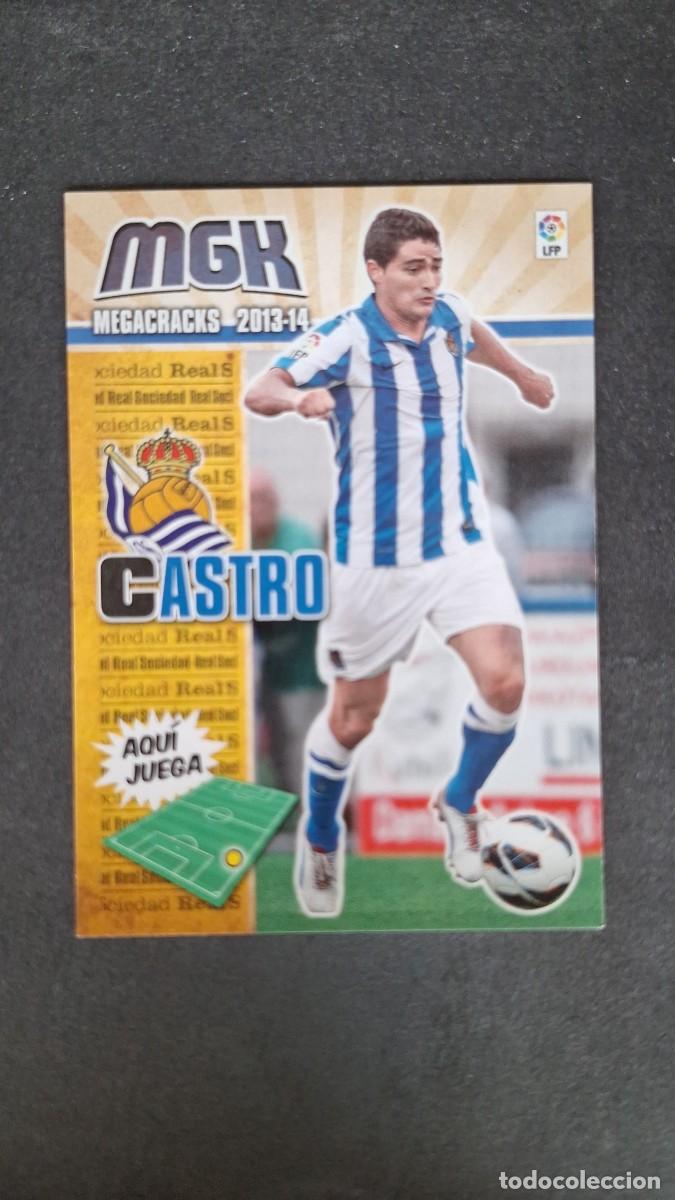 Fu&szlig;ball-Sticker: L1 CASTRO REAL SOCIEDAD 284 PANINI MEGACRACKS 2013 2014 13 14
