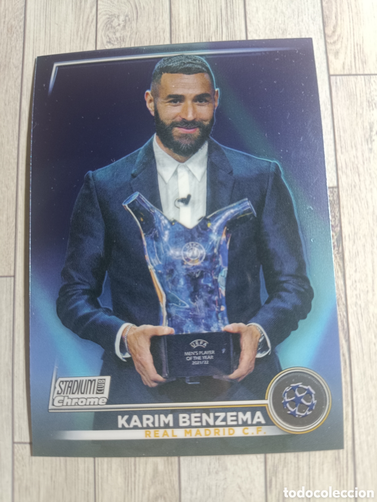 Cromos de f&uacute;tbol: 3 KARIM BENZEMA REAL MADRID TOPPS STADIUM CHROME 2022 2023 TOPPS 22 23