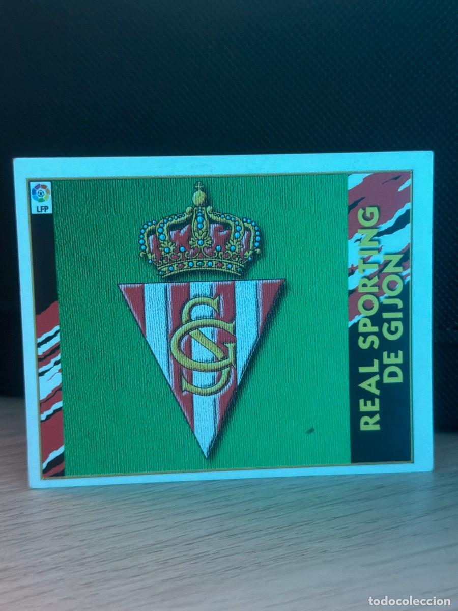 Cromos de f&uacute;tbol: LIGA 97 98 - Ediciones Este - Escudo Sporting de Gij&oacute;n