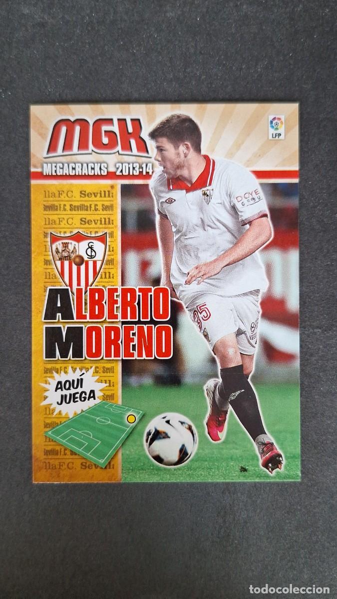 Cromos de f&uacute;tbol: L1 ALBERTO MORENO SEVILLA F. C. 296 PANINI MEGACRACKS 2013 2014 13 14