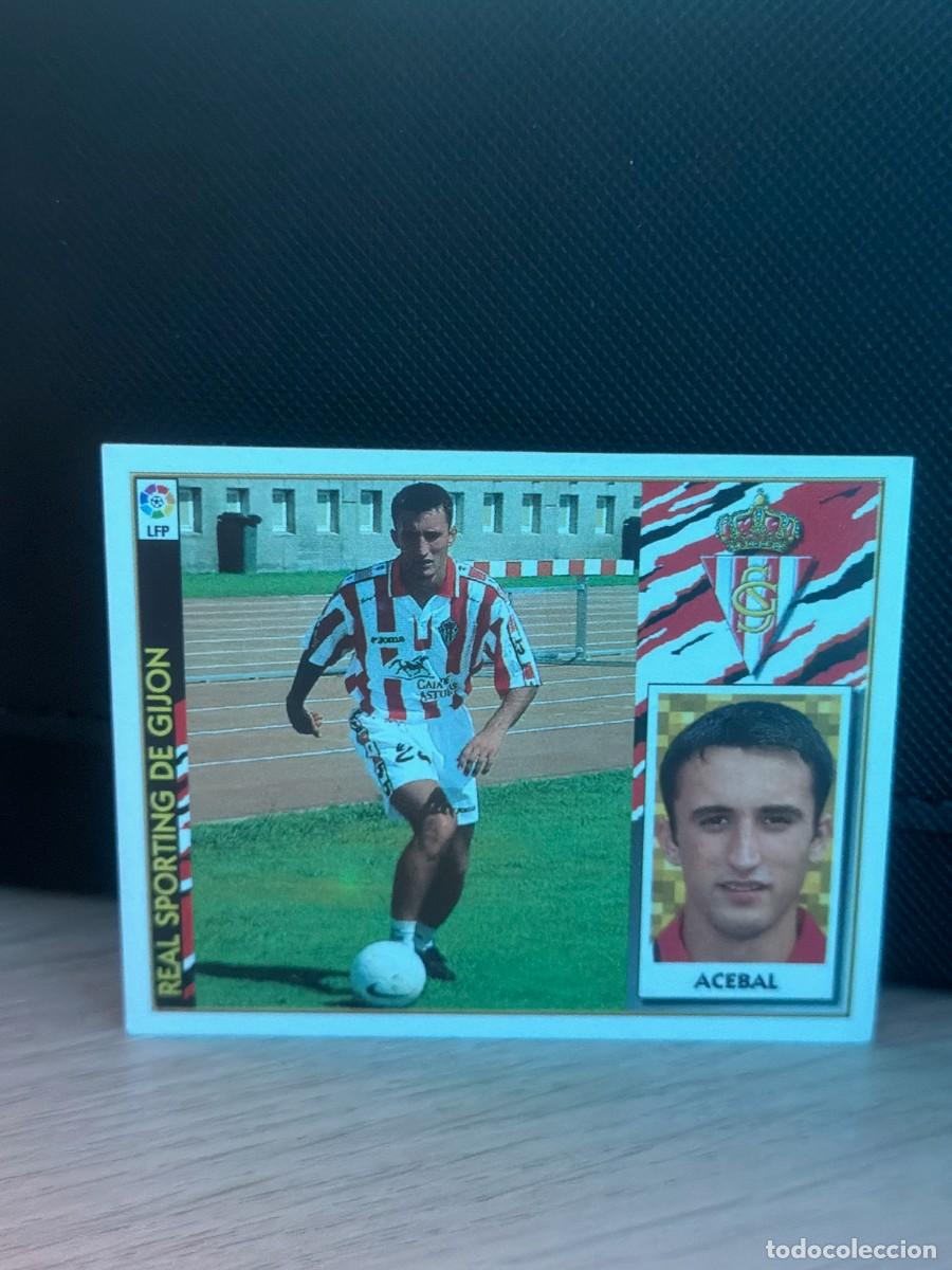 Cromos de f&uacute;tbol: LIGA 97 98 - Ediciones Este - Acebal - Sporting de Gij&oacute;n