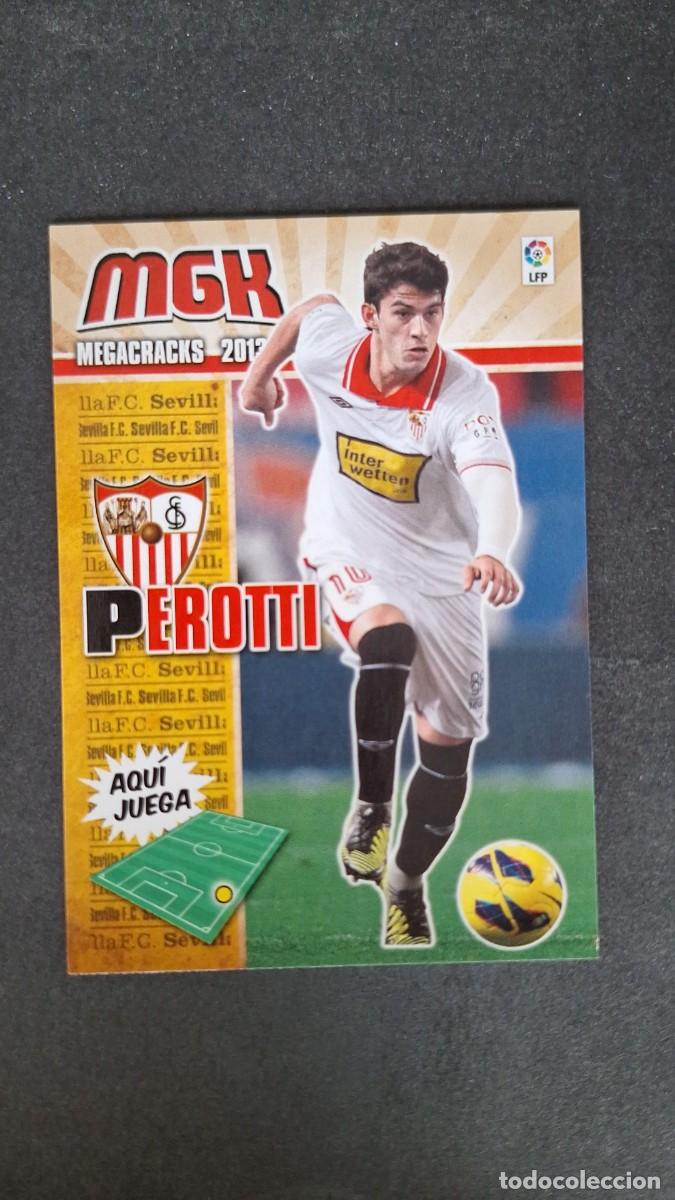 Cromos de f&uacute;tbol: L1 PEROTTI SEVILLA F. C. 304 PANINI MEGACRACKS 2013 2014 13 14