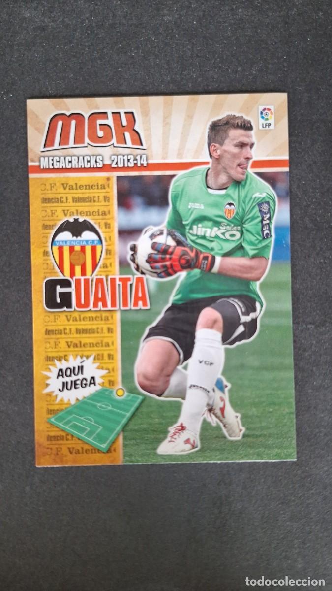 Cromos de f&uacute;tbol: L1 GUAITA VALENCIA C. F. 308 PANINI MEGACRACKS 2013 2014 13 14