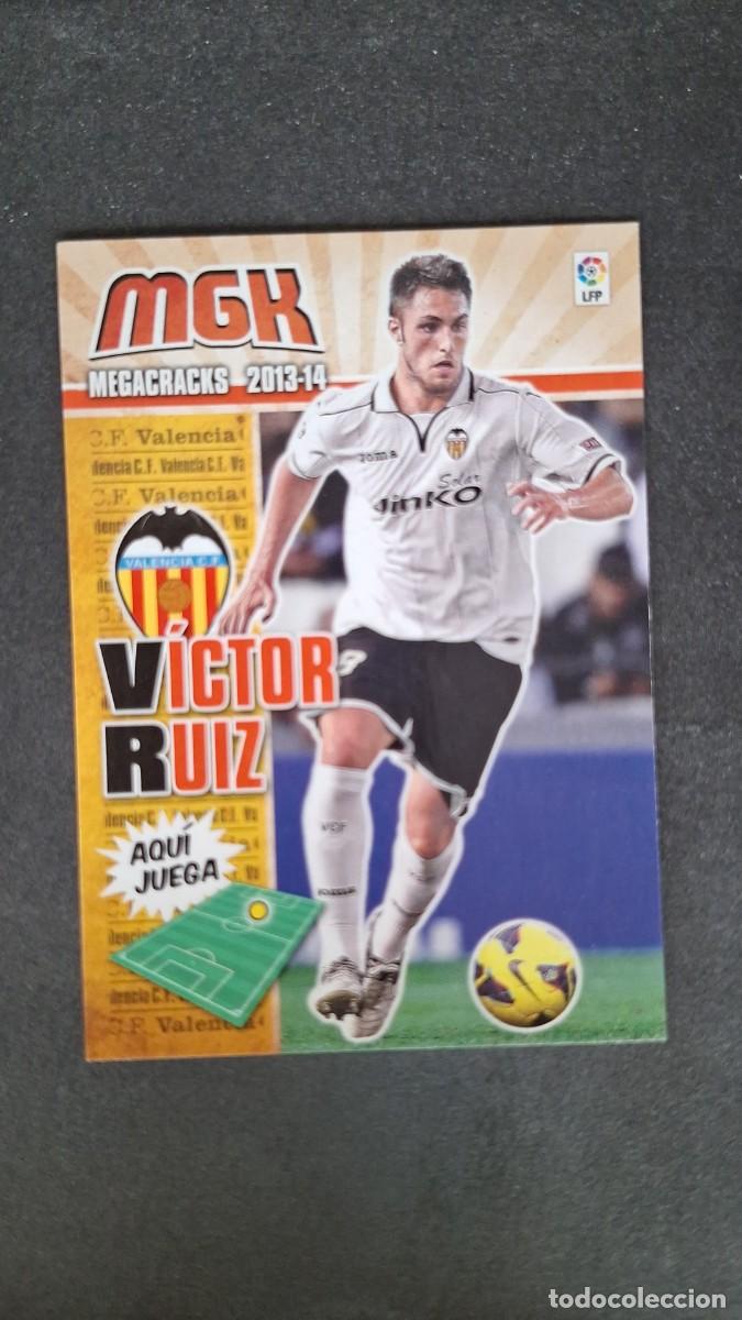 Cromos de f&uacute;tbol: L1 VICTOR RUIZ VALENCIA C. F. 311 PANINI MEGACRACKS 2013 2014 13 14
