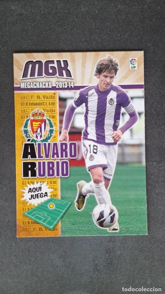 Figurine di Calcio: L1 ALVARO RUBIO REAL VALLADOLID 334 PANINI MEGACRACKS 2013 2014 13 14