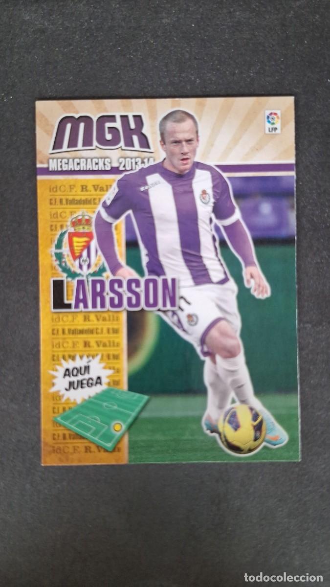Figurine di Calcio: L1 LARSSON REAL VALLADOLID 340 PANINI MEGACRACKS 2013 2014 13 14